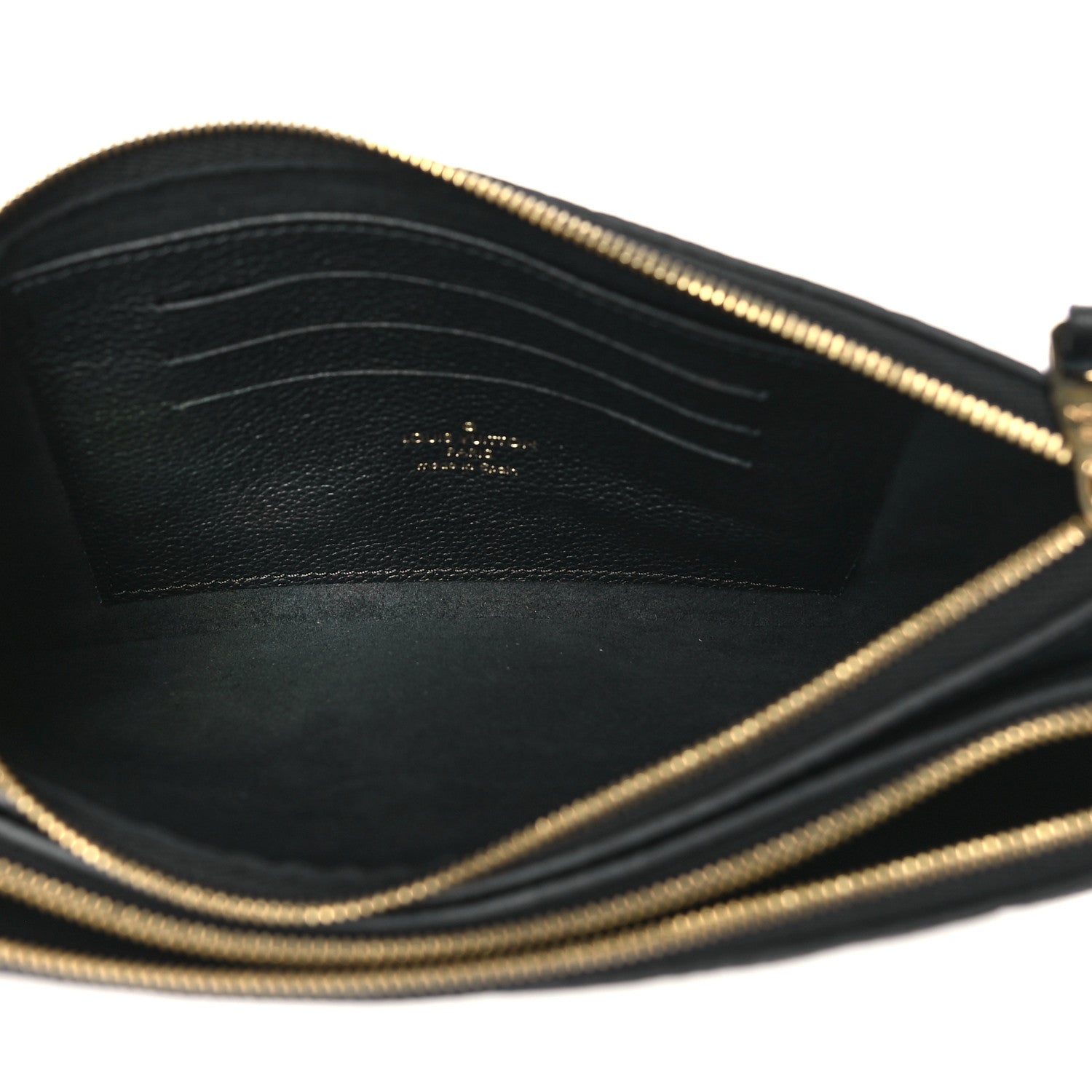 Louis Vuitton Empreinte Double Zip Pochette Black 6 of 12