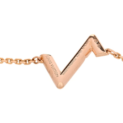 Louis Vuitton 18K Pink Gold Volt Upside Down Chain Bracelet 3 of 3