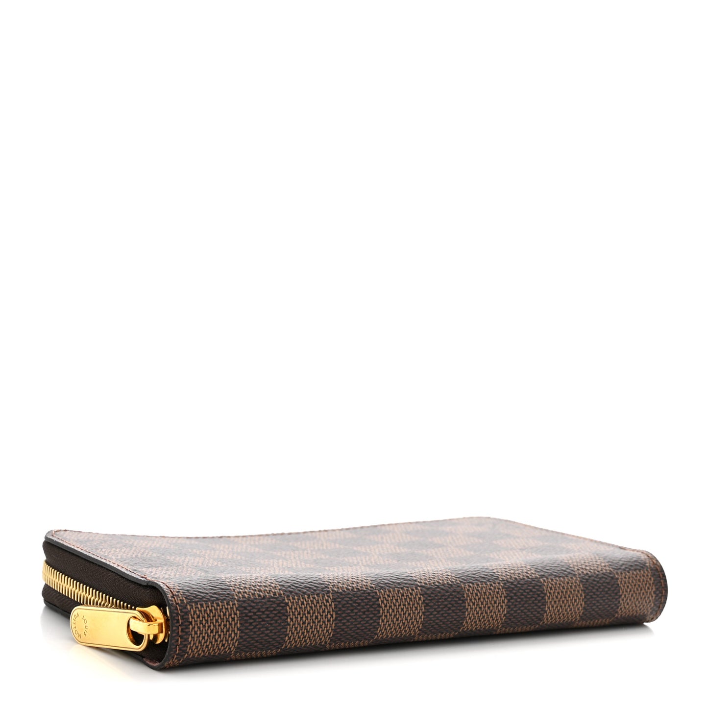 Damier Ebene Zippy Wallet Rose Ballerine