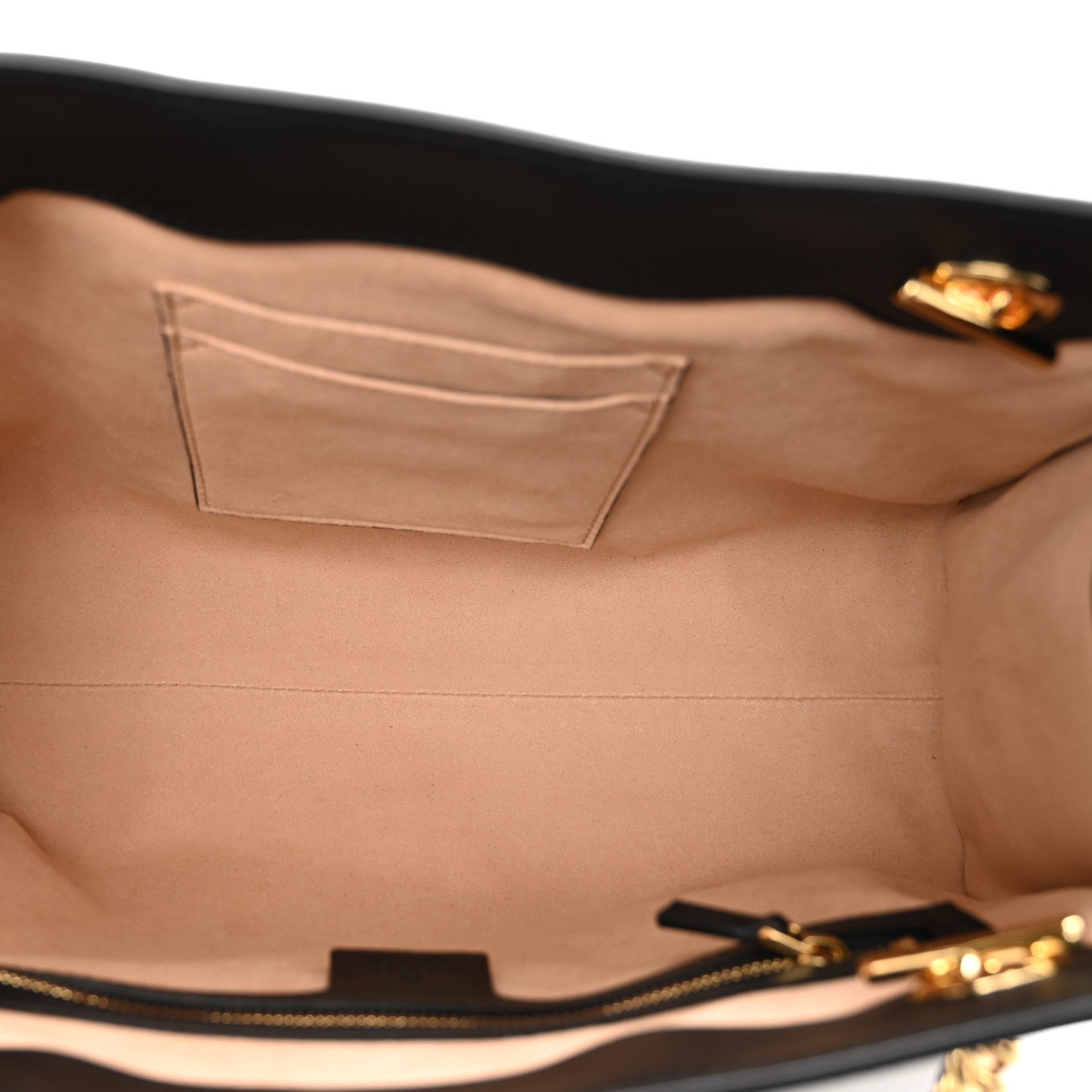 Gucci Guccissima Medium Padlock Tote Black 6 of 10