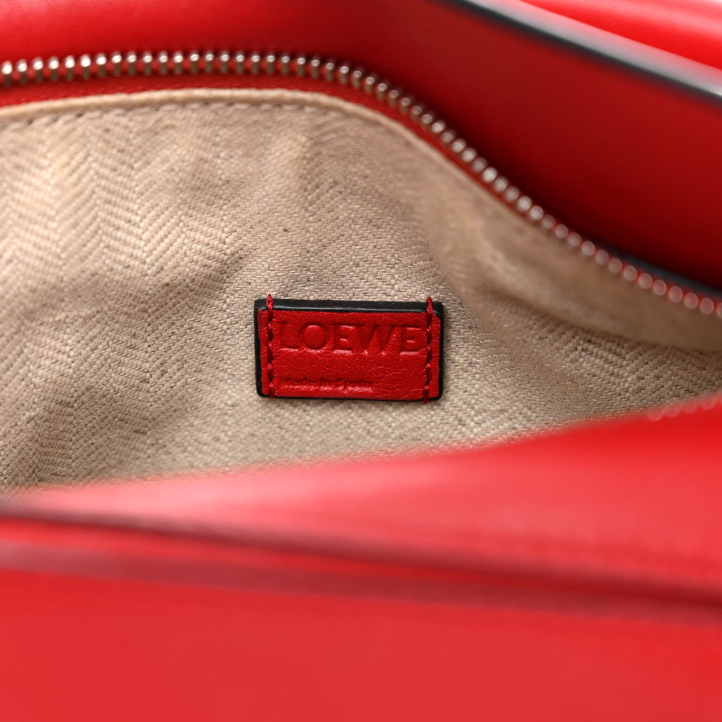 Calfskin Mini Puzzle Bag Pomodoro