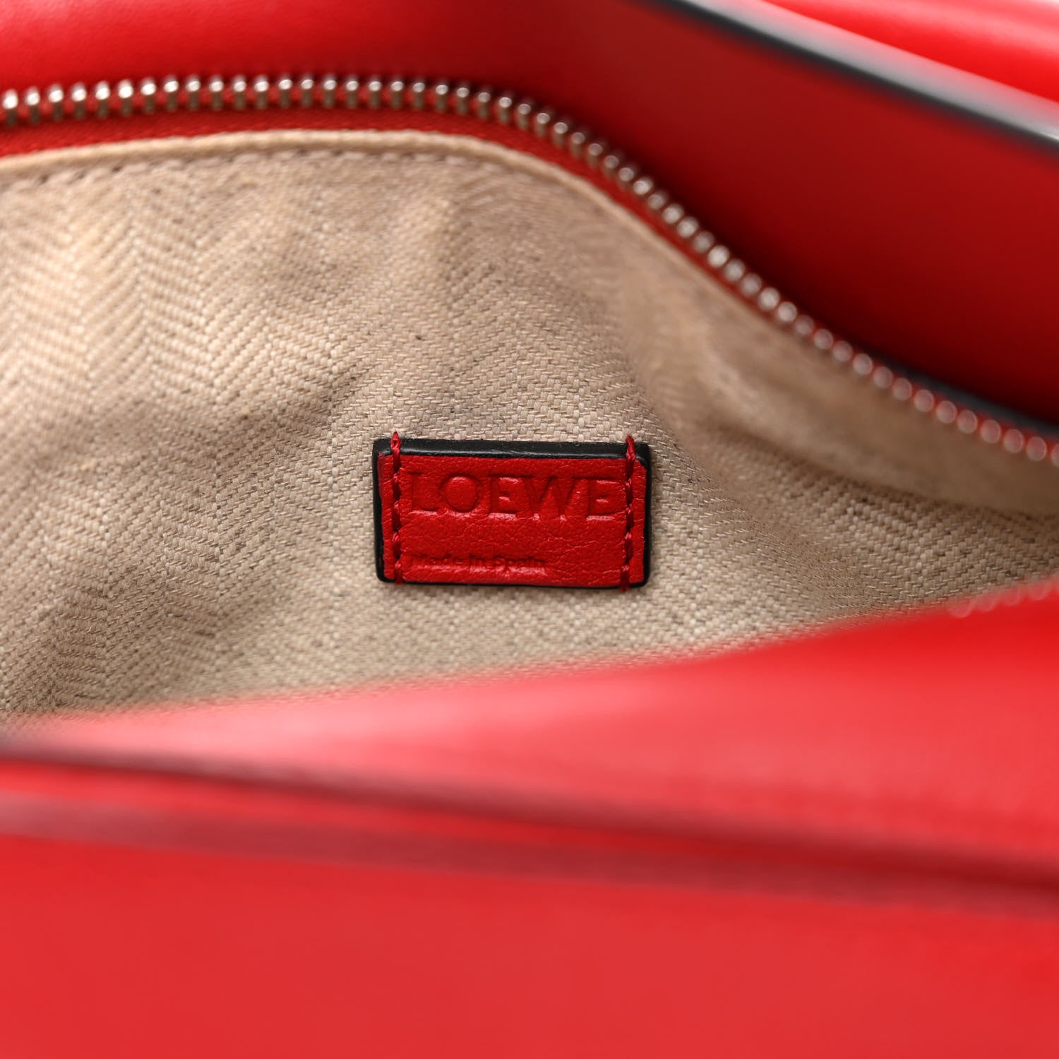 Loewe Calfskin Mini Puzzle Bag Pomodoro 6 of 15