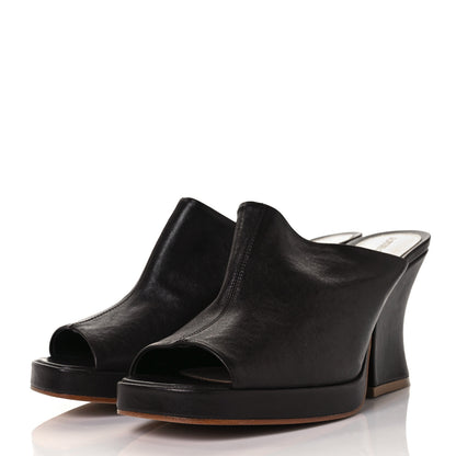 Bottega Veneta Nappa Stack Mule Sandals 39 Fondente 3 of 7
