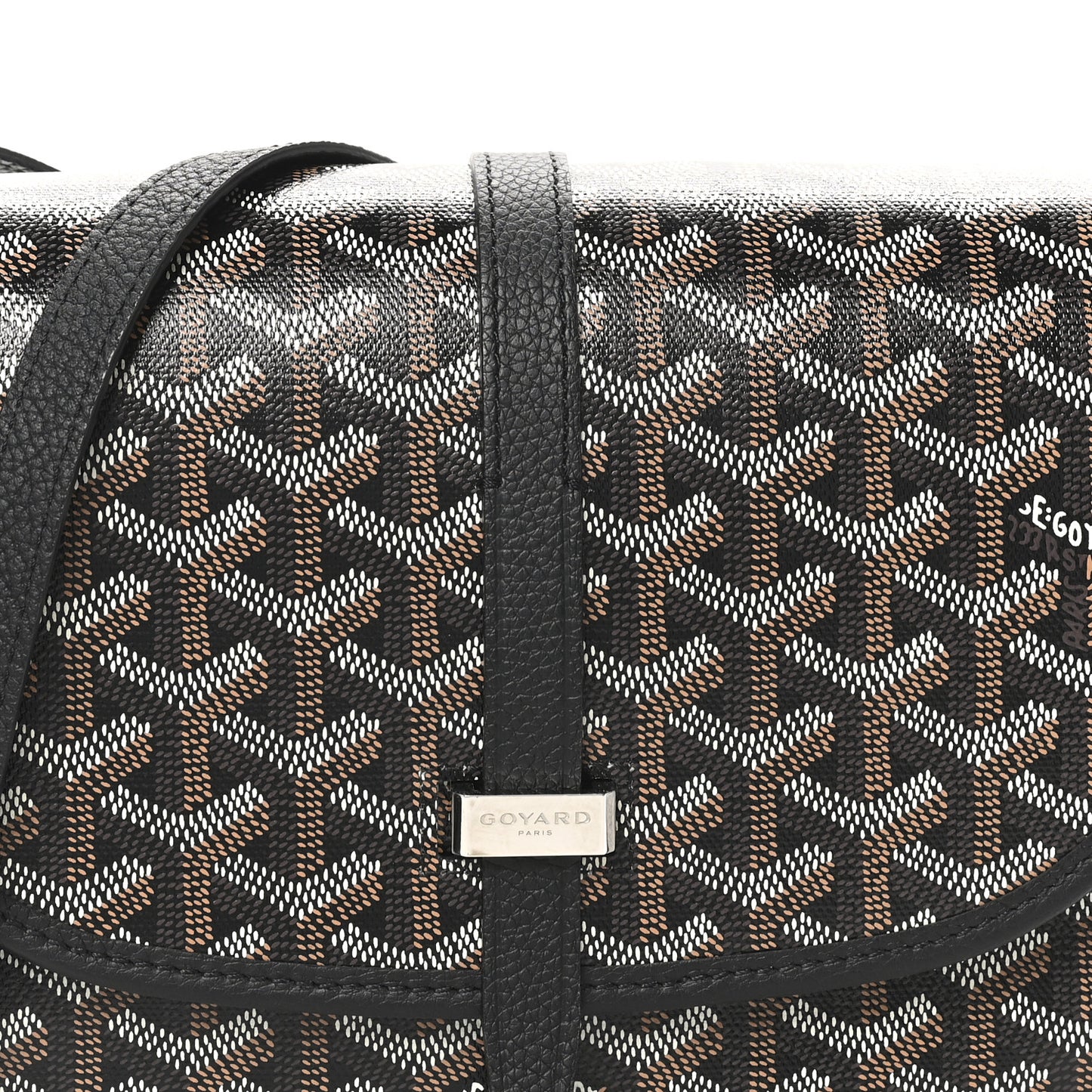 Goyardine Belvedere II PM Messenger Bag Black
