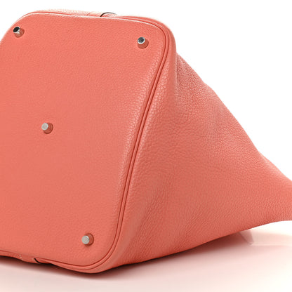 Hermes Taurillon Clemence Picotin 26 GM Crevette 10 of 11