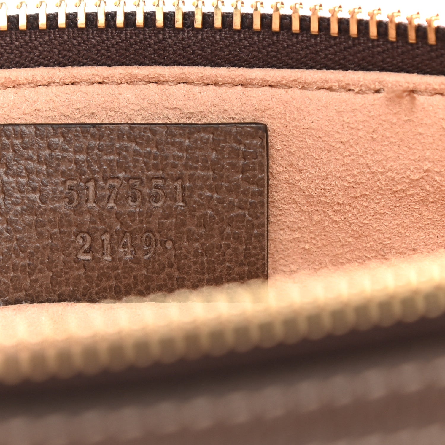 Gucci GG Supreme Monogram Large Ophidia Pouch Clutch Brown 8 of 10