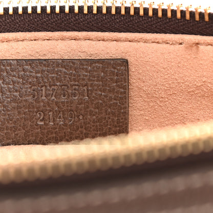 Gucci GG Supreme Monogram Large Ophidia Pouch Clutch Brown 8 of 10