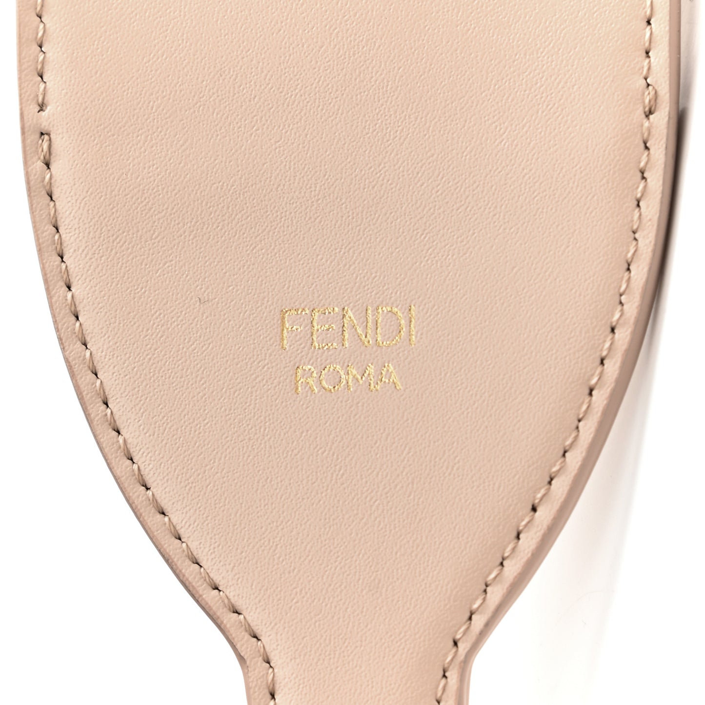 Shearling Nappa Vitello Liberty FF Strap You Light Rose