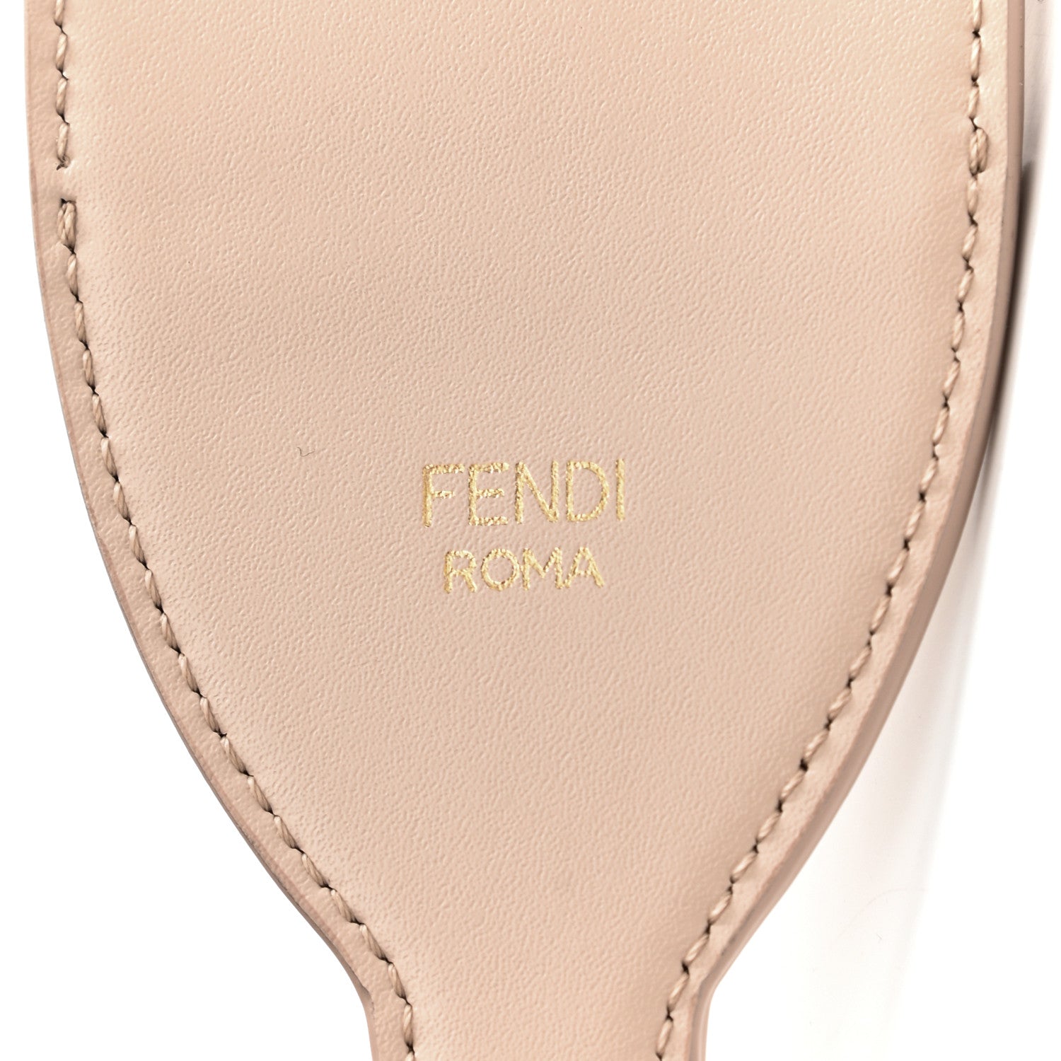Fendi Shearling Nappa Vitello Liberty FF Strap You Light Rose 5 of 6