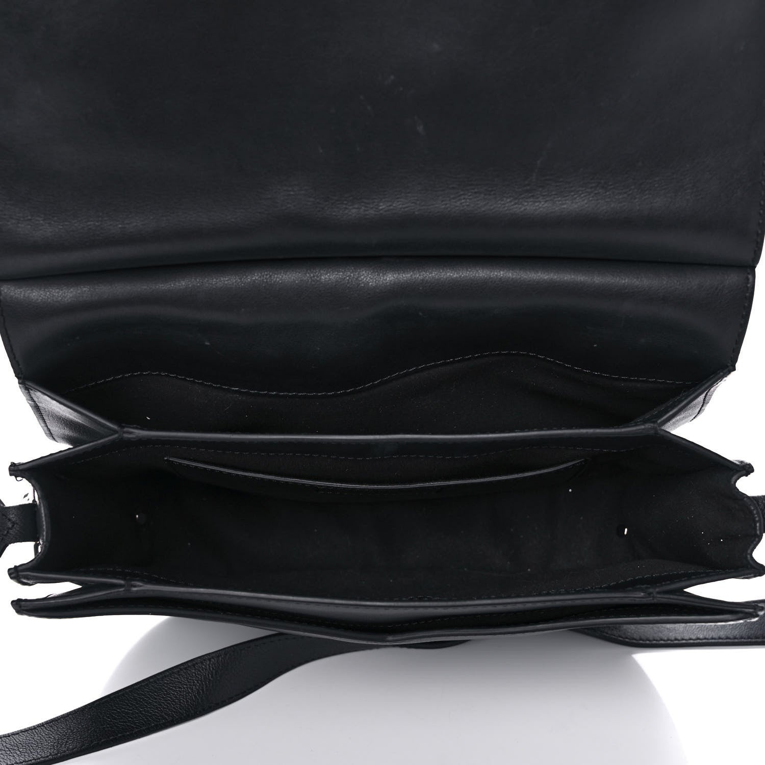Givenchy Calfskin Mini Infinity Saddle Bag Black 5 of 12