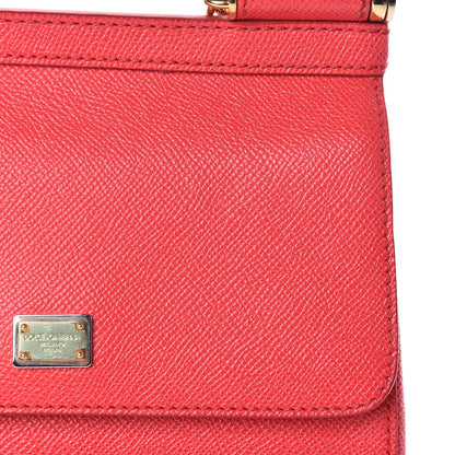 Dolce & Gabbana Dauphine Small Miss Sicily Satchel Roso 13 of 14