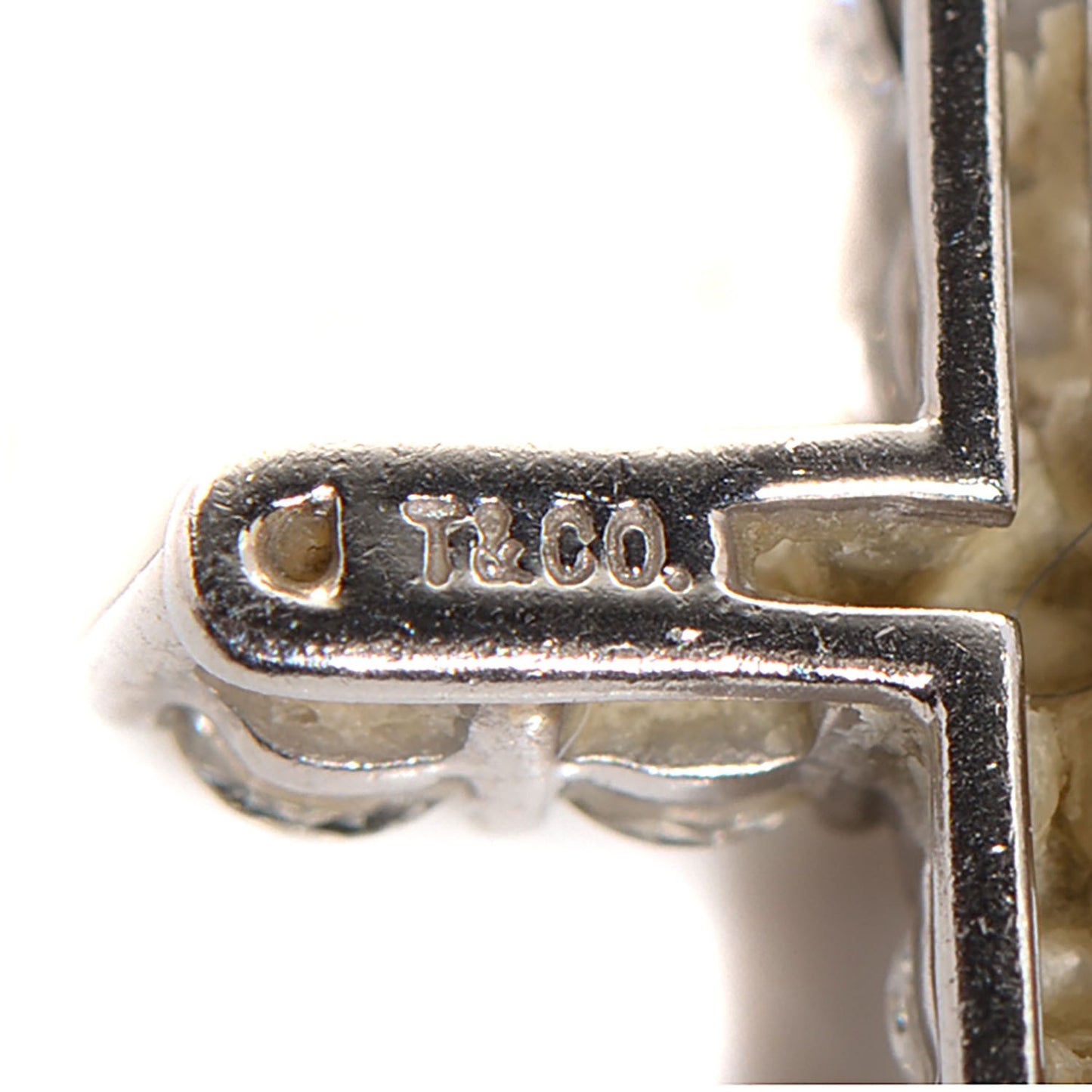 Platinum Diamond Small Cross Pendant Necklace