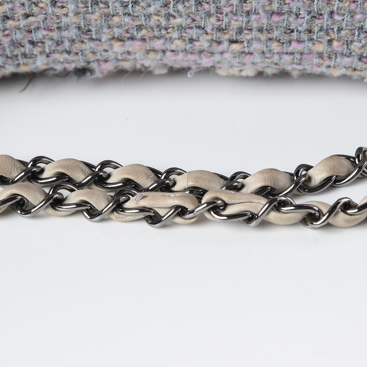 Chanel Tweed Medium Fantasy Flap Grey 10 of 11