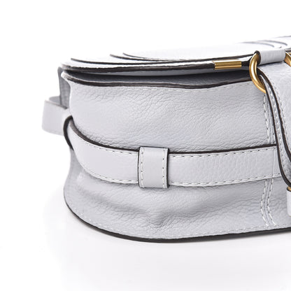 Chloe Calfskin Mini Marcie Round Crossbody Bag Airy Grey 8 of 10