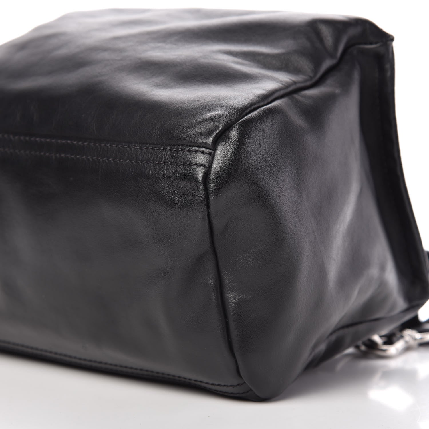 Givenchy Calfskin Medium Pandora Logo Strap Black 7 of 10