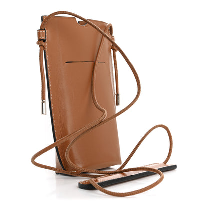 Loewe Smooth Calfskin Anagram Phone Pouch Tan 3 of 12