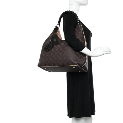 Louis Vuitton Mahina Carmel Hobo Chocolate 3 of 10