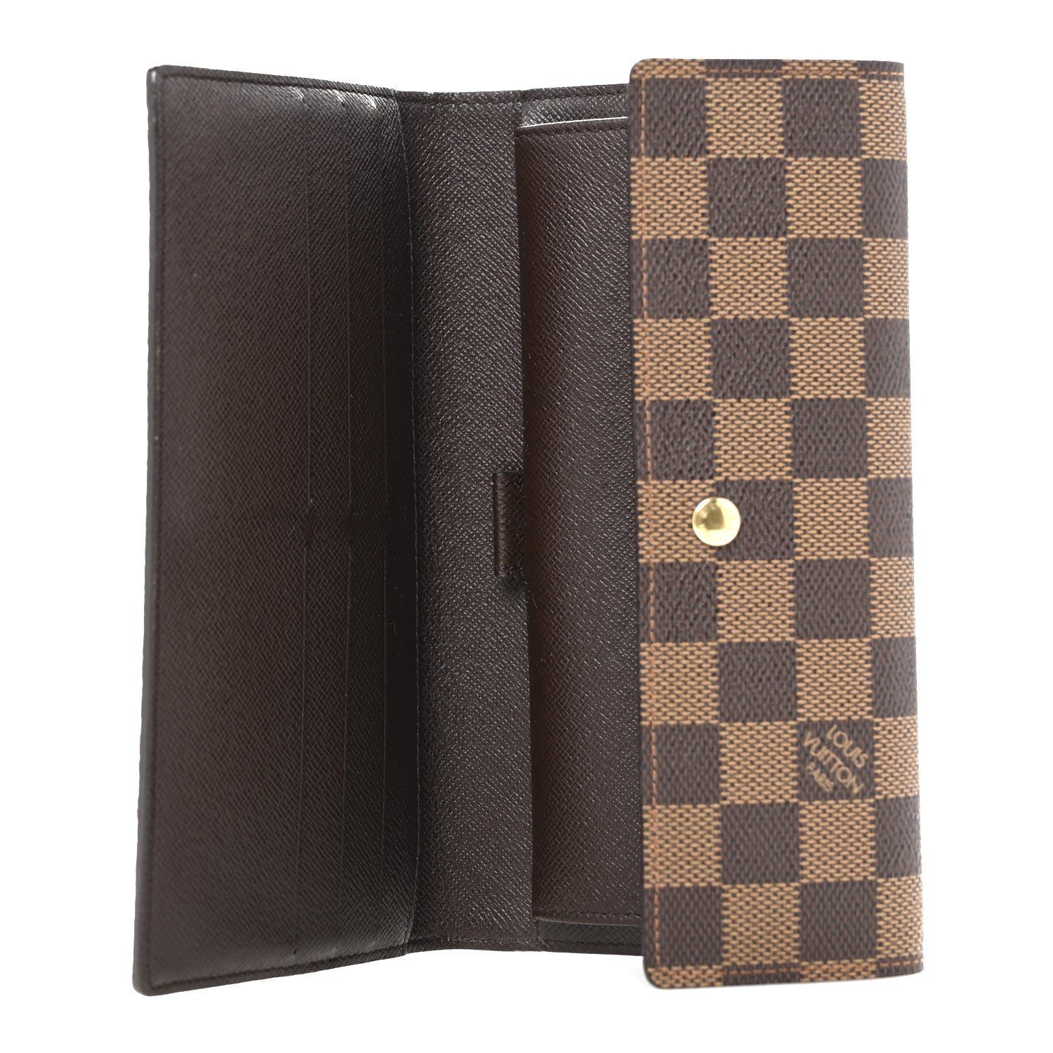 Louis Vuitton Damier Ebene Sarah Wallet 5 of 12