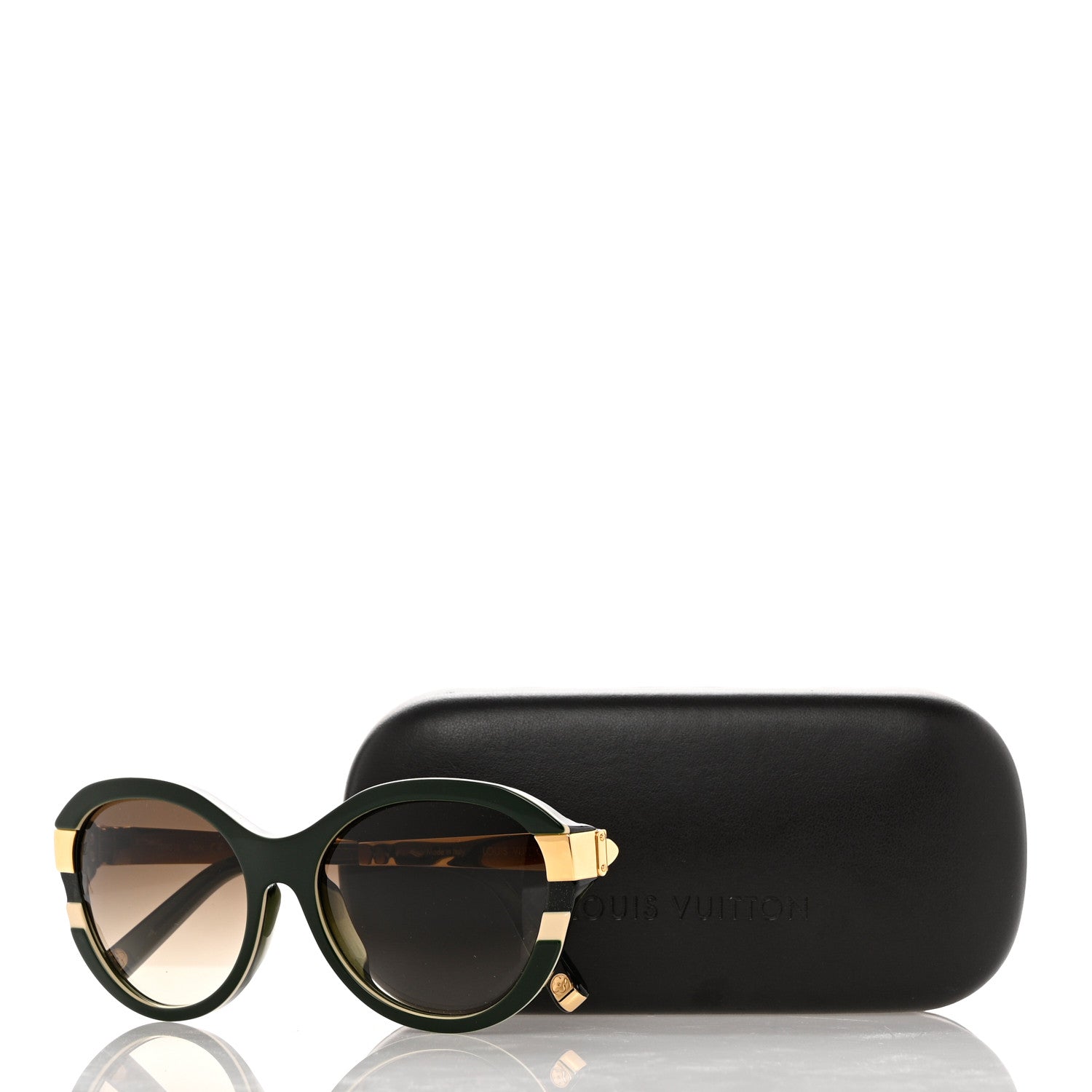 Louis Vuitton Petit Soupcon Cat Eye Sunglasses Z0801E Green 7 of 7