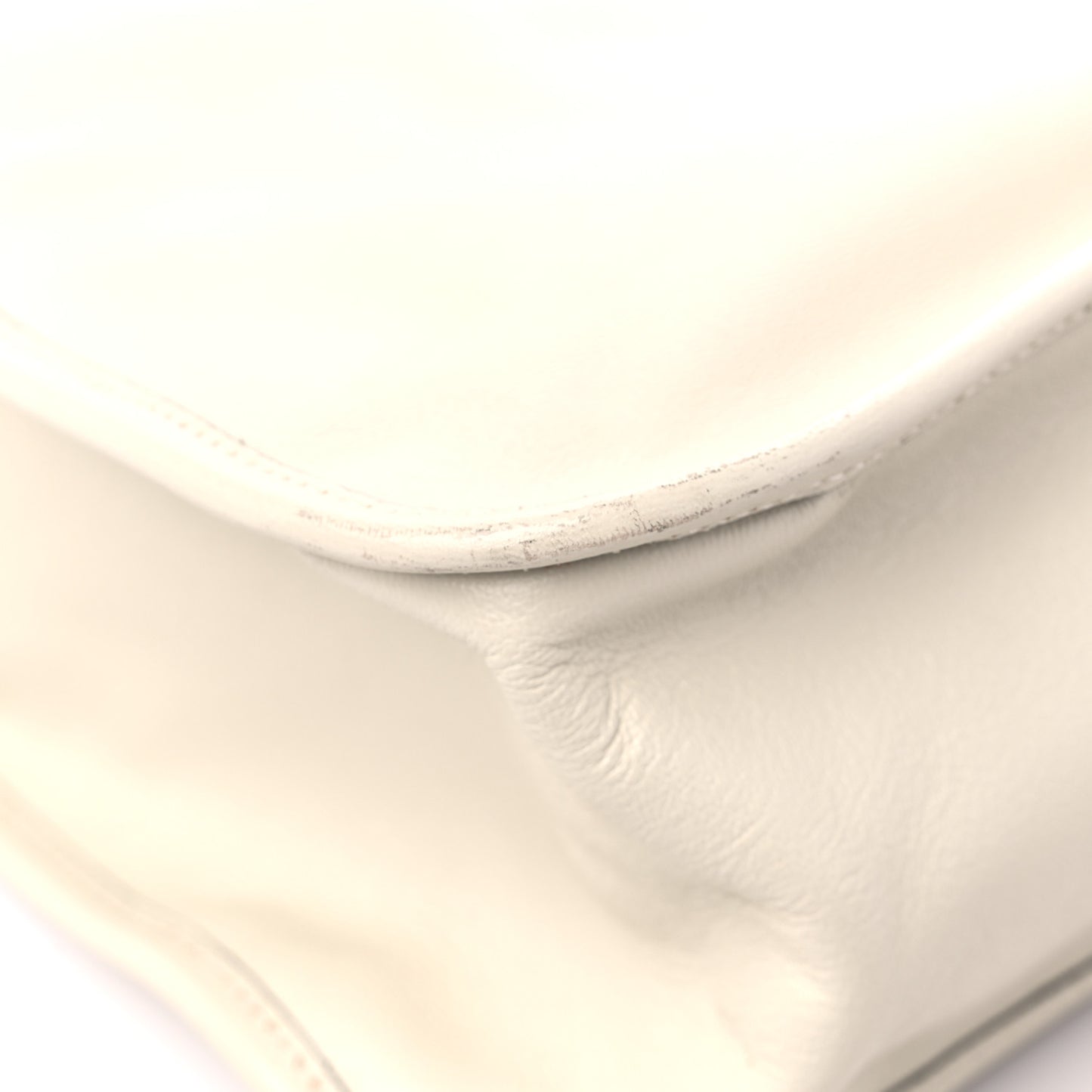 New Sakai Calfskin Lux Large Horsebit 1955 Tote Bag Mystic White