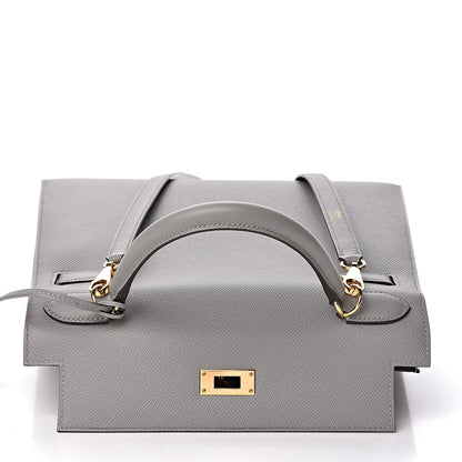 Hermes Epsom Kelly Sellier 28 Gris Mouette 20 of 39