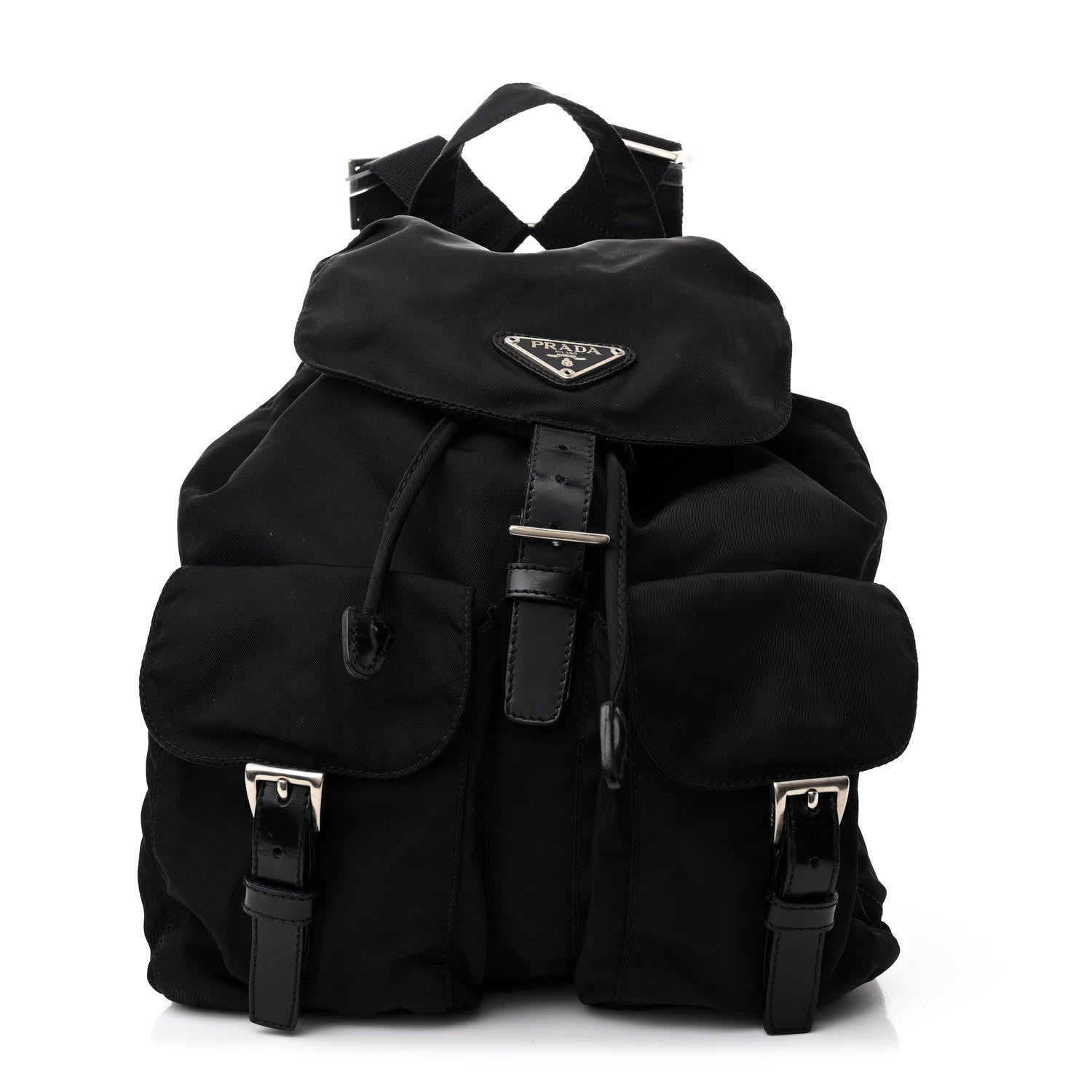 Prada Tessuto Nylon Vela Small Backpack Black 1 of 9
