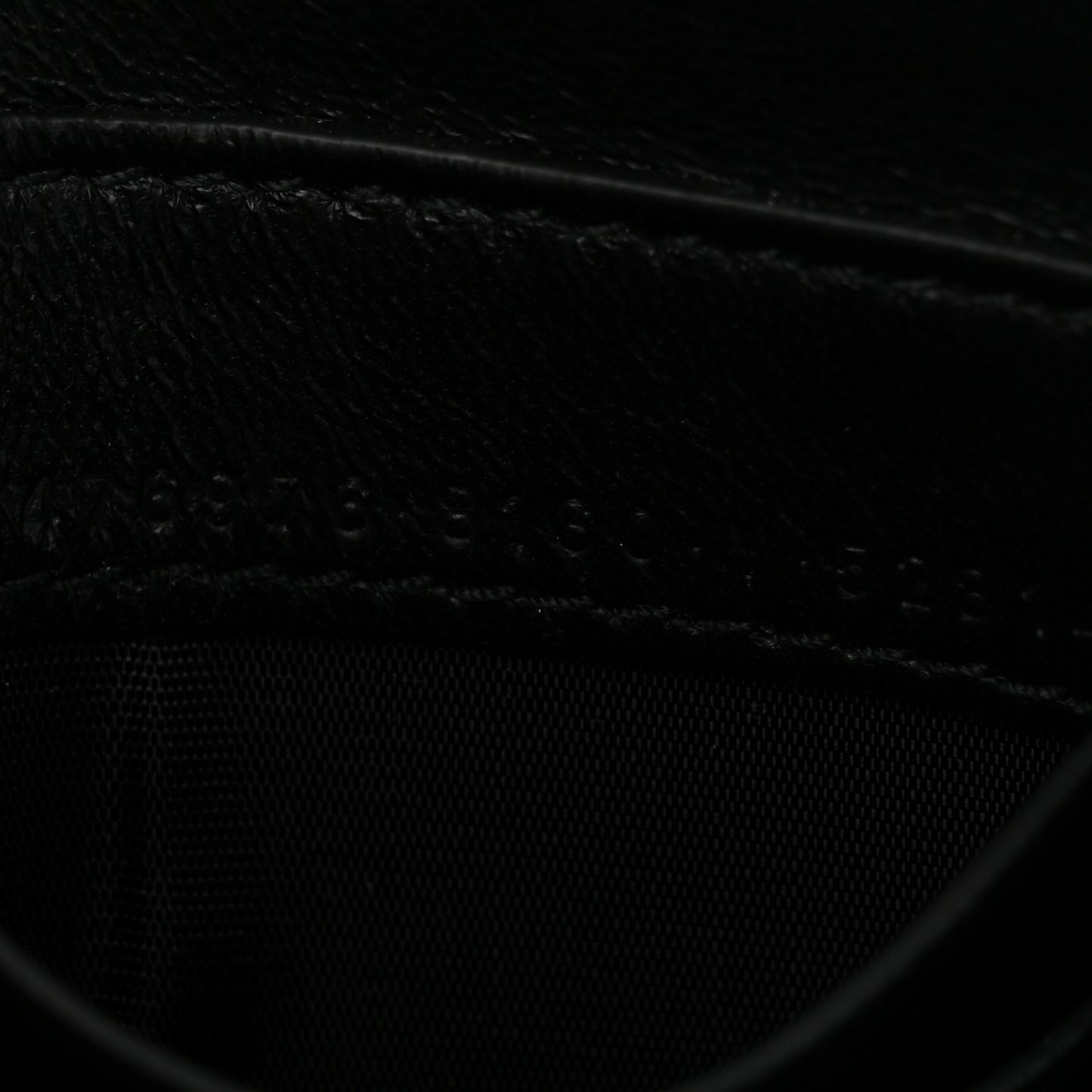 Glitter M Triangle Pouch Argent Black