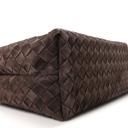 Bottega Veneta Suede Intrecciato Medium Andiamo Shoulder Bag Fondant 8 of 9