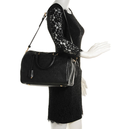 Louis Vuitton Empreinte Speedy Bandouliere 30 Black 2 of 7