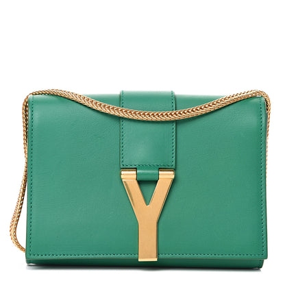 Saint Laurent Calfskin Small Classic Y Satchel Green 1 of 10