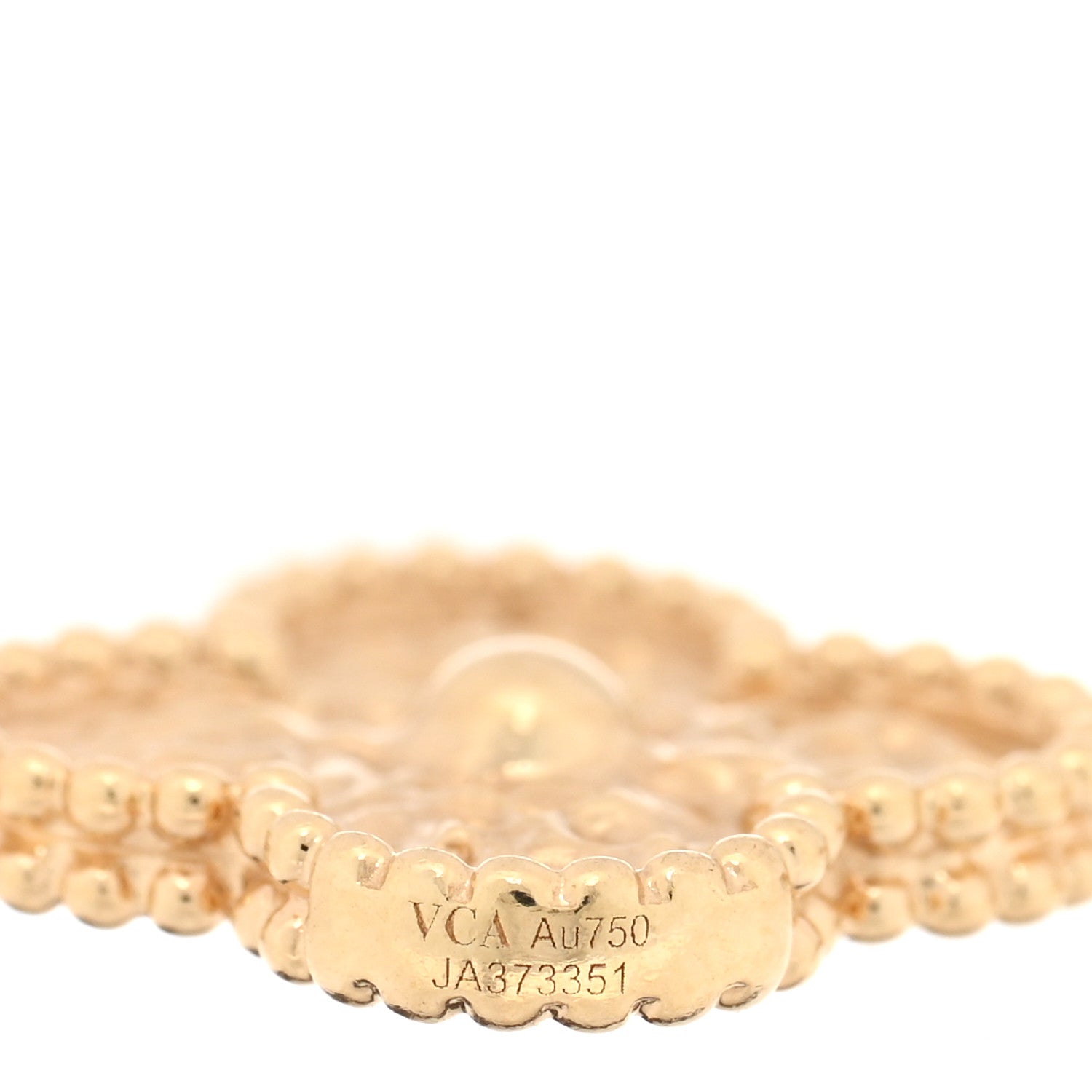Van Cleef & Arpels 18K Yellow Gold 5 Motifs Vintage Alhambra Bracelet 3 of 3