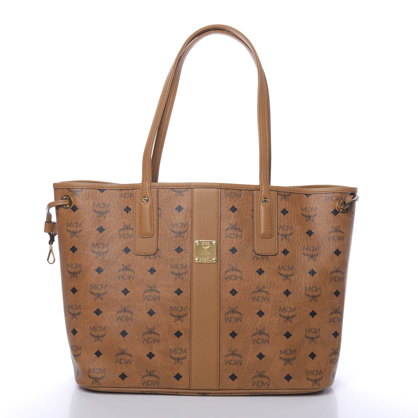 Visetos Medium Liz Reversible Shopper Tote Cognac
