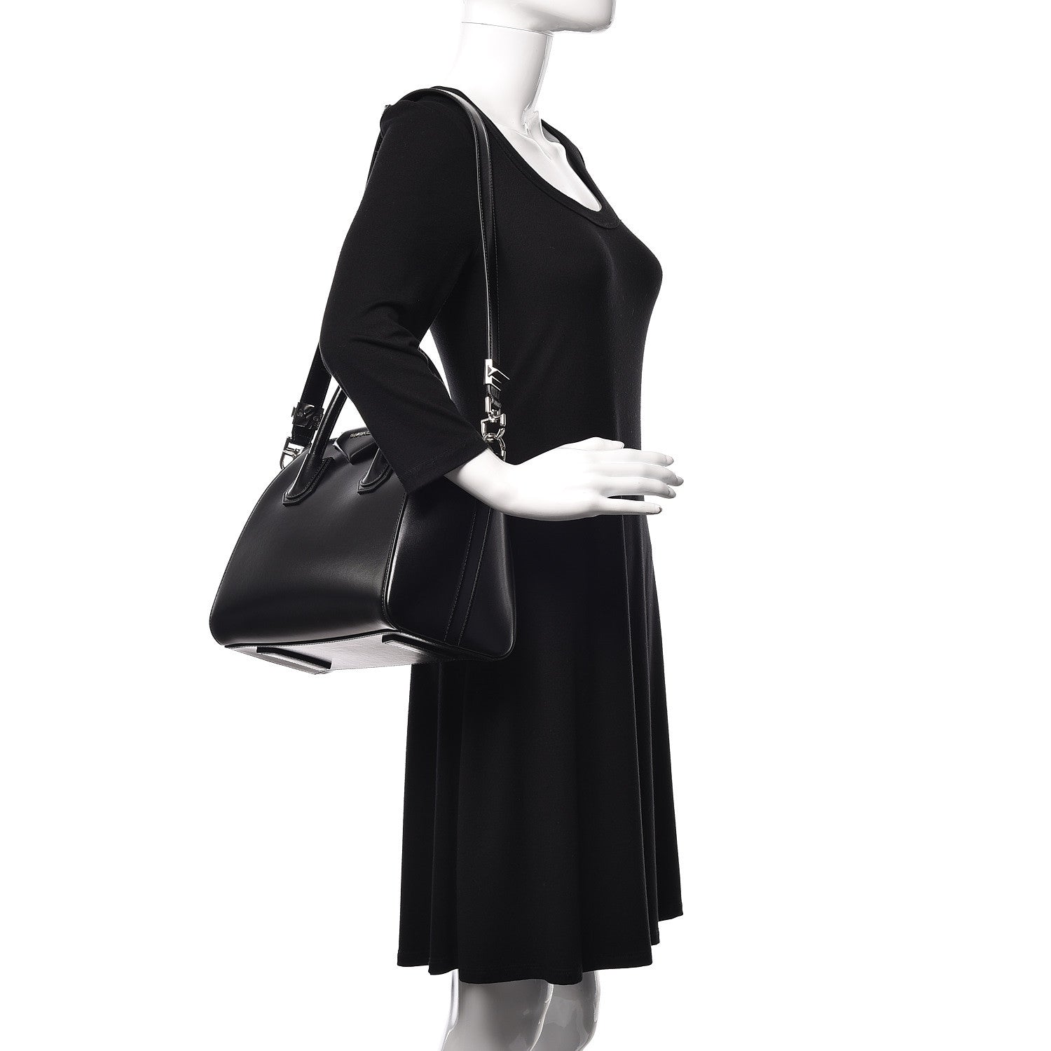 Givenchy Shiny Lord Calfskin Small Antigona Black 2 of 9