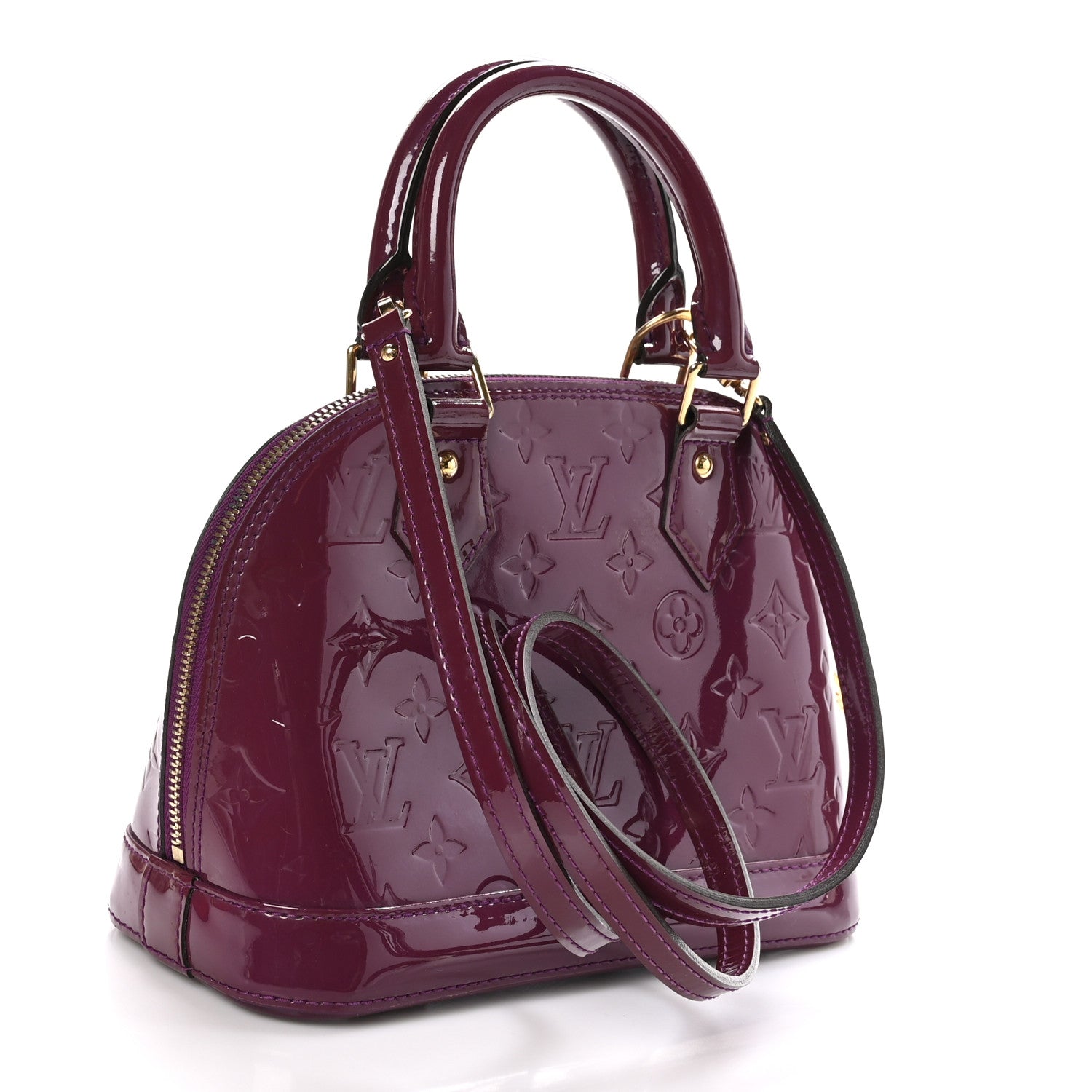 Louis Vuitton Vernis Alma BB Amethyste 3 of 10