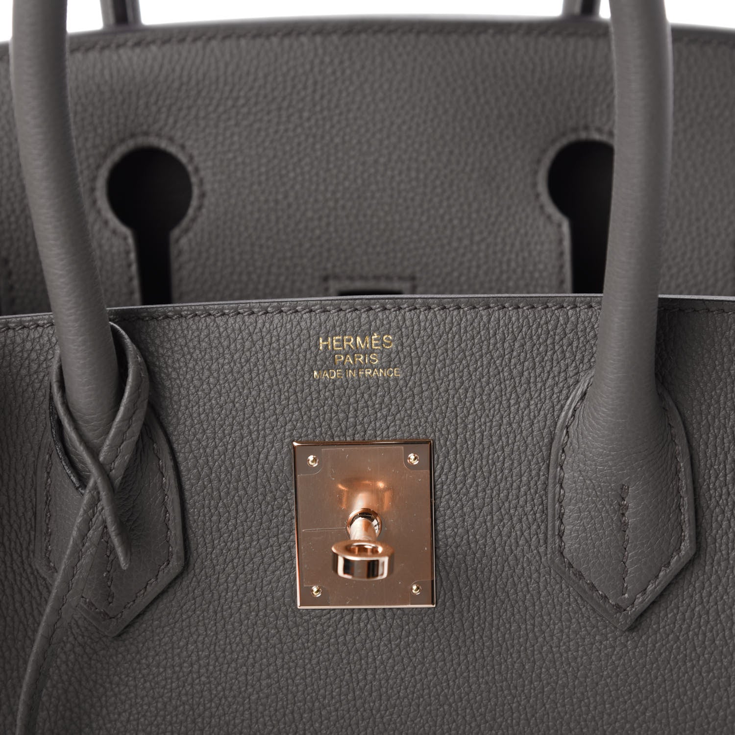 Hermes Togo Birkin 30 Etain 6 of 8