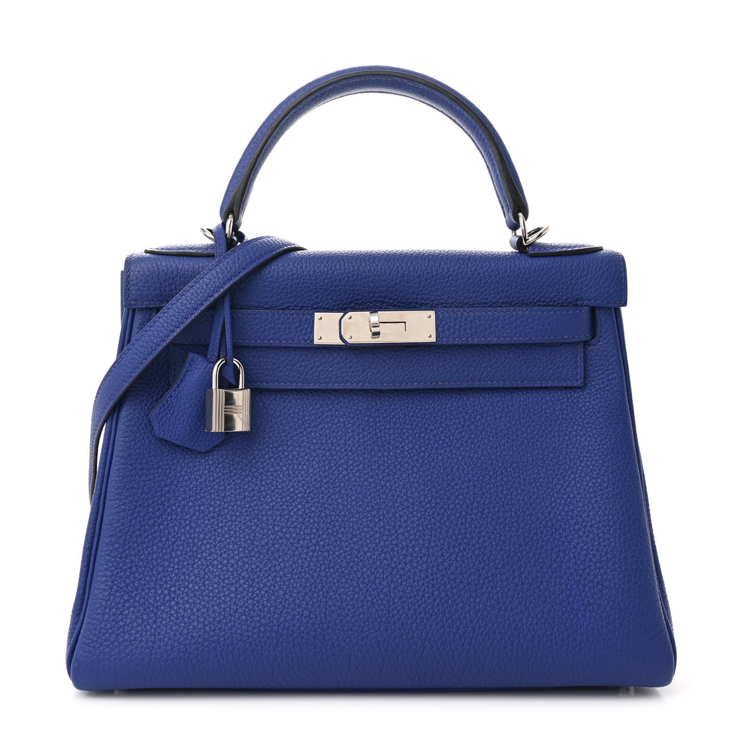 Hermes Togo Kelly Retourne 28 Bleu Electrique 1 of 11