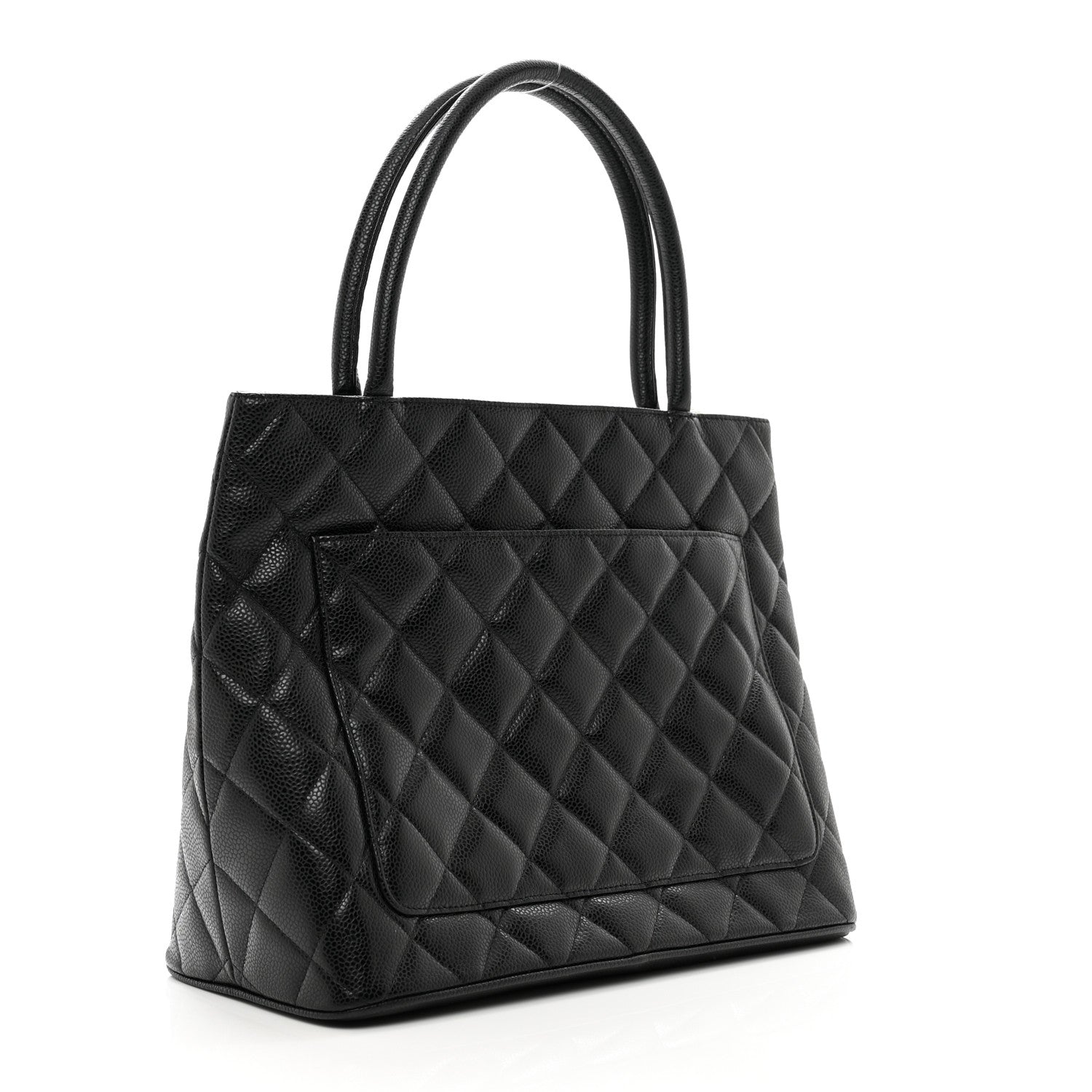 Chanel Caviar Quilted Medallion Tote Black 3 of 10