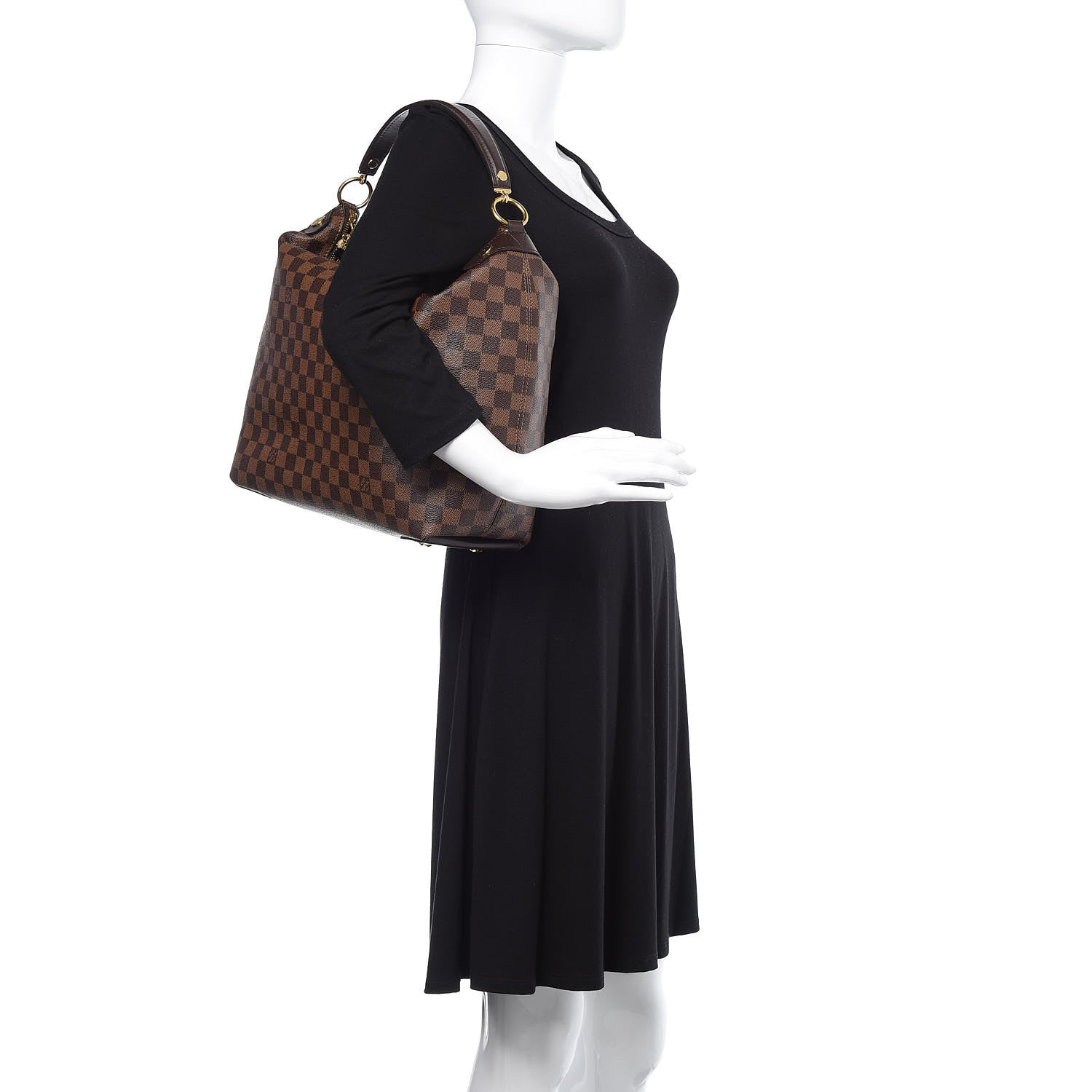 Louis Vuitton Damier Ebene Duomo Hobo 2 of 15