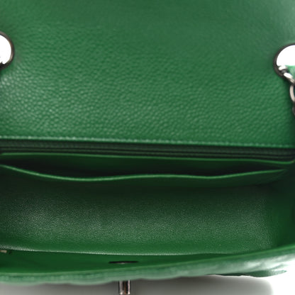 Chanel Caviar Quilted Mini Rectangular Flap Green 5 of 10