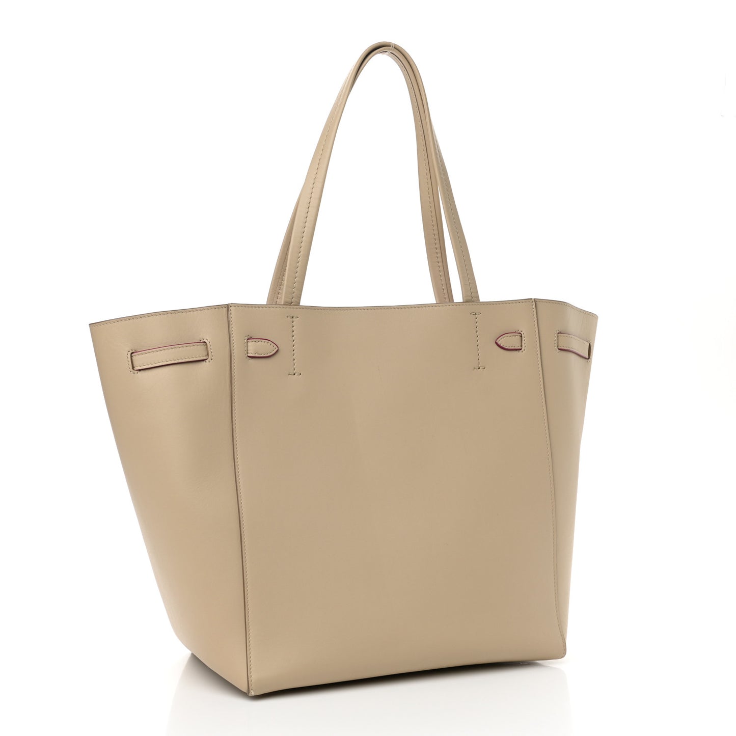 Smooth Calfskin Small Belt Cabas Phantom Beige