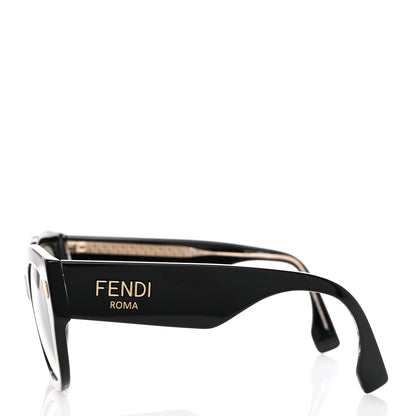 Fendi Acetate Cat Eye Sunglasses FF0452 Black 3 of 6