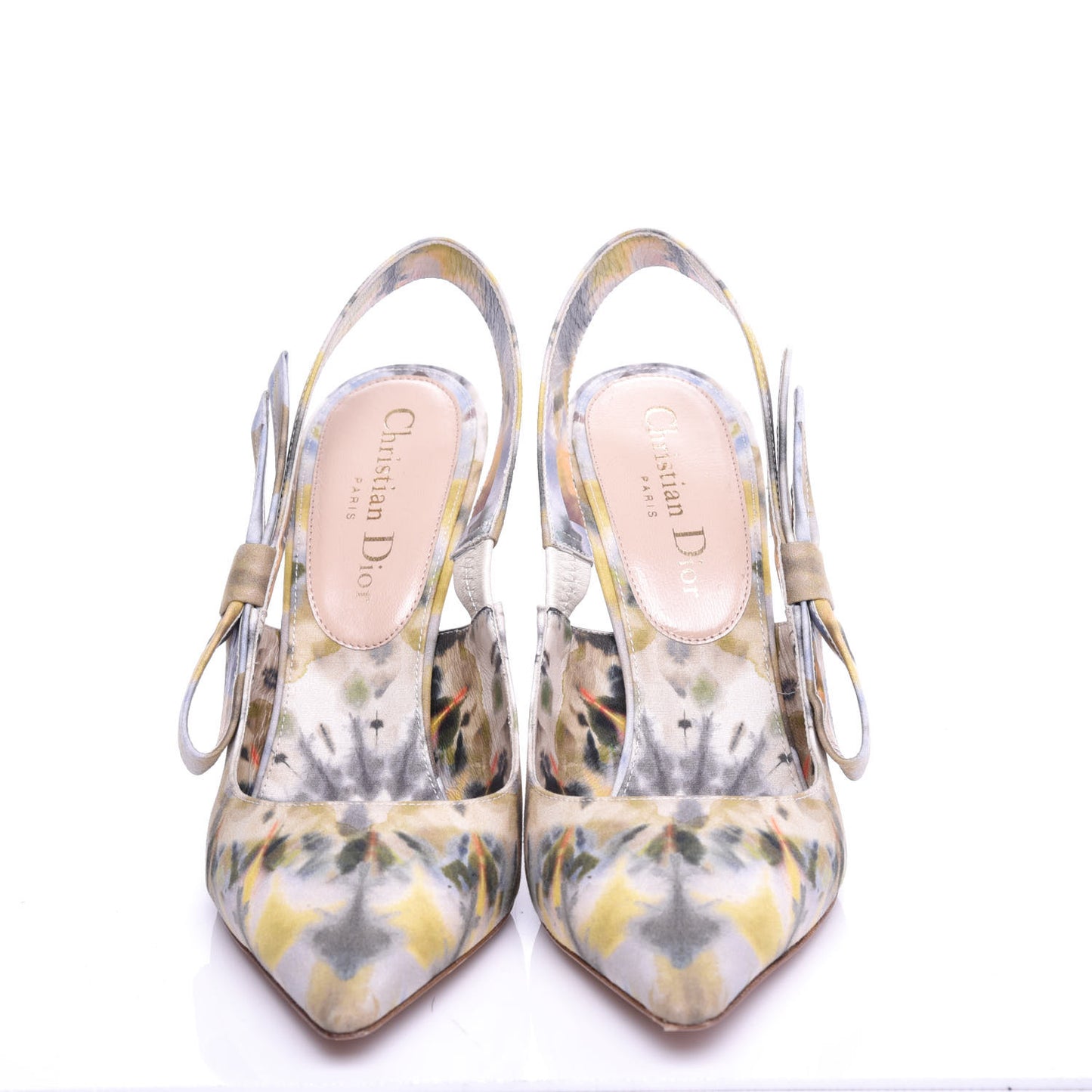Canvas KaleiDiorscope Sweet-D Slingback Pumps 36.5 Dusty Jade