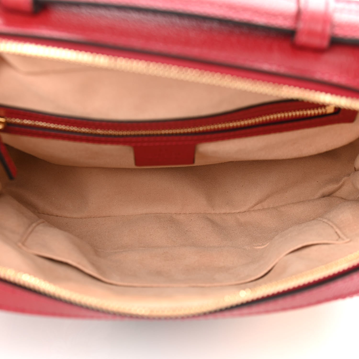 Gucci GG Supreme Monogram Flora Web Small Ophidia Top Handle Shoulder Bag Hibiscus Red 5 of 11