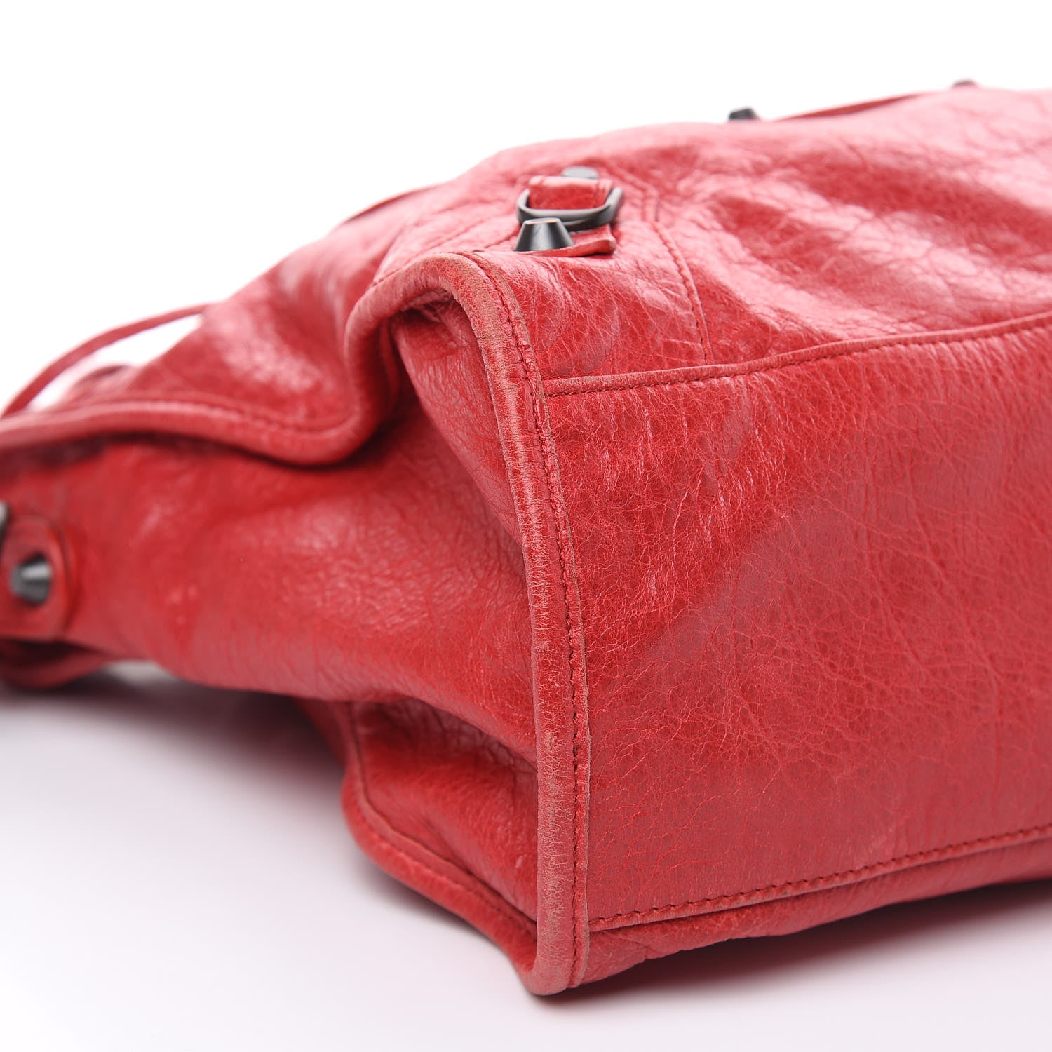 Balenciaga Agneau Classic Hardware City Rouge Cardinal 8 of 19