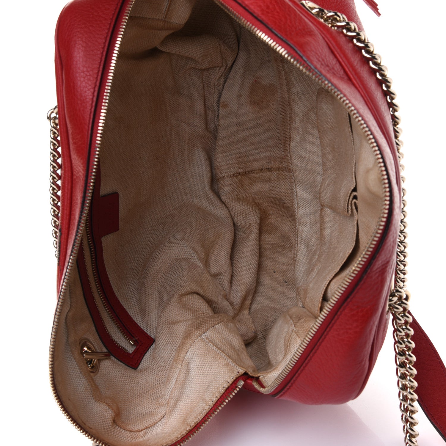 Gucci Cellarius Calfskin Medium Soho Bowler Tabasco 4 of 6