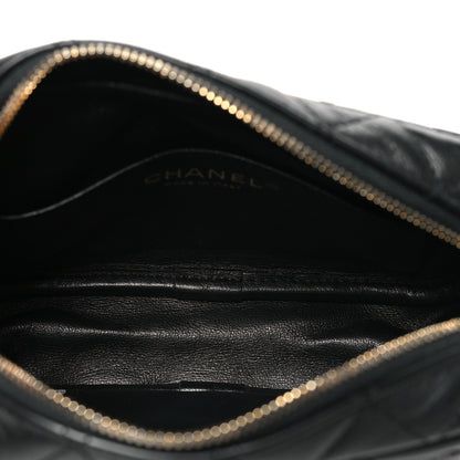 Chanel Lambskin Quilted Small Timeless Camera Case Black 5 of 10