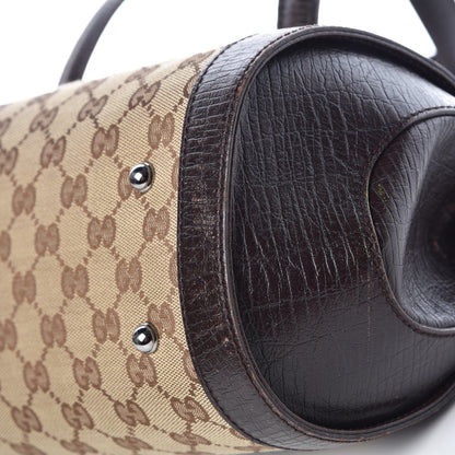 Gucci Monogram Bamboo Bullet Bag Dark Brown 13 of 19