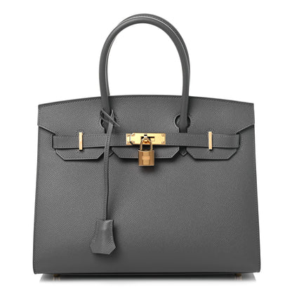 Hermes Epsom Birkin Sellier 30 Gris Meyer 1 of 10