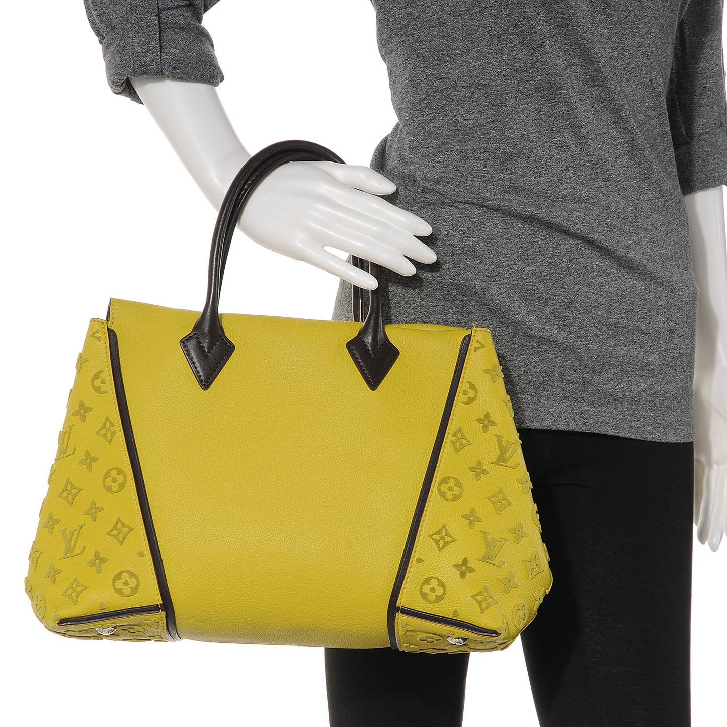 Veau Cachemire Tote W PM Pistache