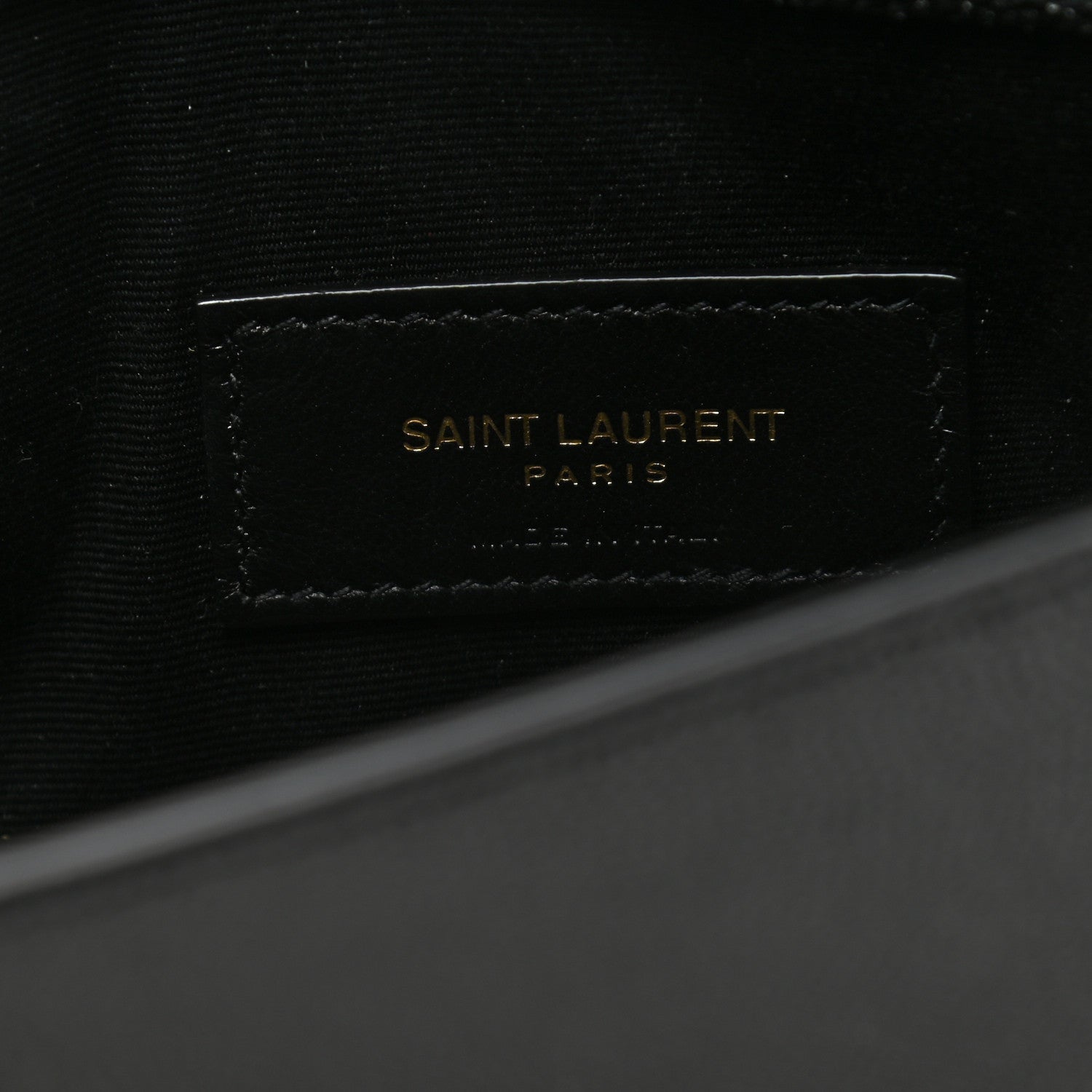 Saint Laurent Grain De Poudre Uptown Pouch Black 7 of 8